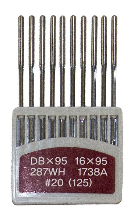 DBX95-20 ORANGE - AGULHA ORANGE P/ RETA CABO FINO - 01 unidade corresponde a cartela c/ 10 agulhas