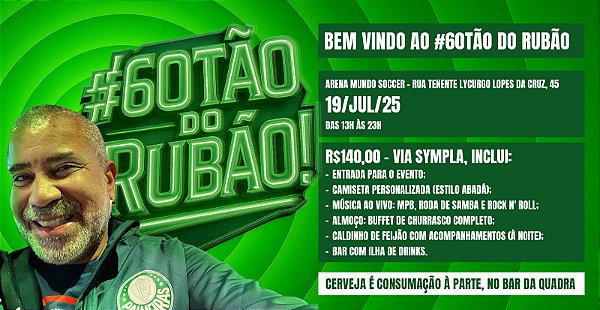Ingresso Rubão 60