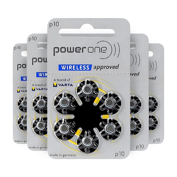 30 Pilhas Baterias 10 PR70 PR230 Aparelho Auditivo - Power One