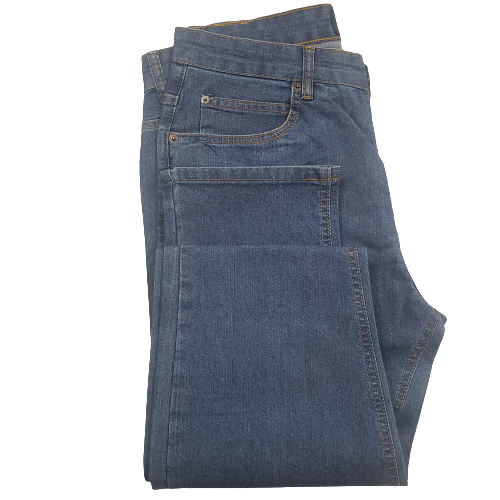 Calça jeans azul clara masculina linha tradicional