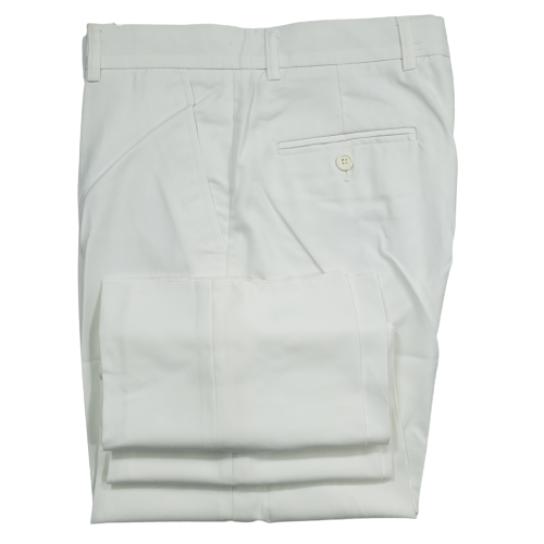 Calça branca masculina de panamá, Ref 1385-PN