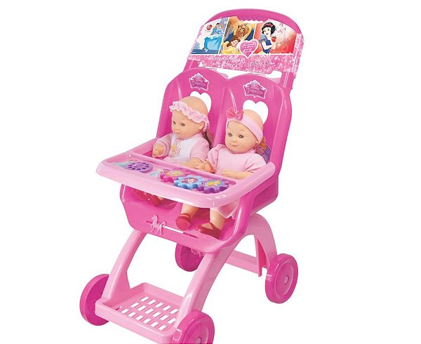 Carrinho De Boneca Princesas Duplo 2391