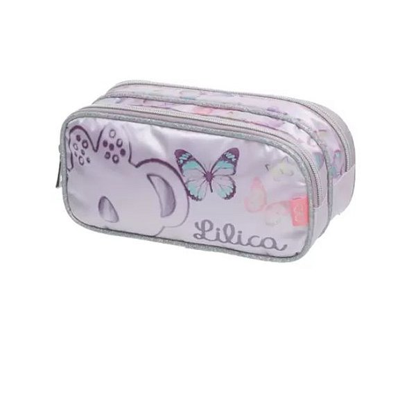 Estojo Escolar Lilica Duplo Jardim Secreto - Lilica RipilicA 971U14