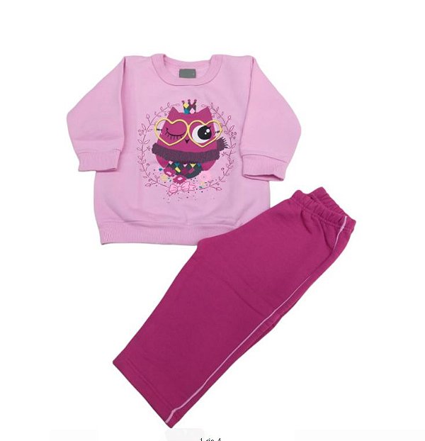 Conjunto Moletom Malwee Coruja 43959
