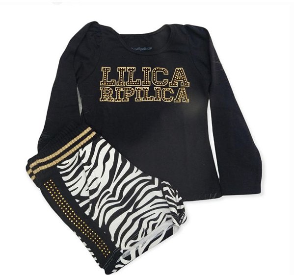 Conjunto Shorts e Blusa m/l Lilica Ripilica 10105188