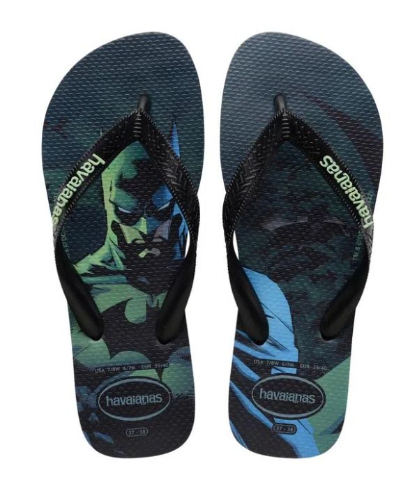 Chinelo Havaianas Top Heróis Preto 4191