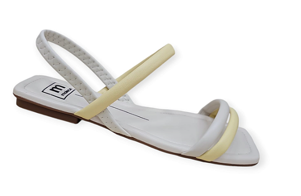 Sandália Feminina Rasteirinha Moleca Confortável C/ Elástico 5462111