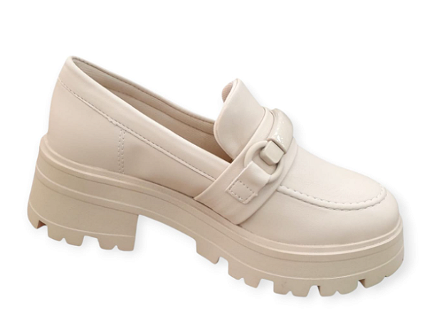 Sapato Loafer Social Anabela Tratorado Conforto Dakota G5963