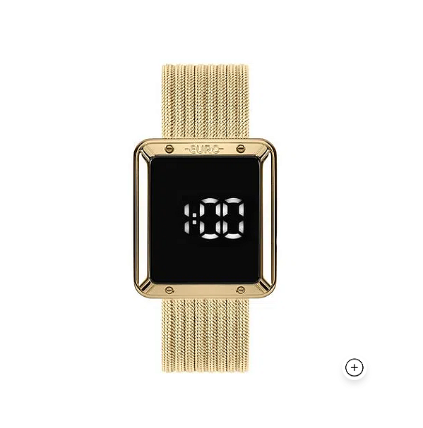 Relógio Euro Feminino Fit Led Dourado - EUBJ3937AA/4F