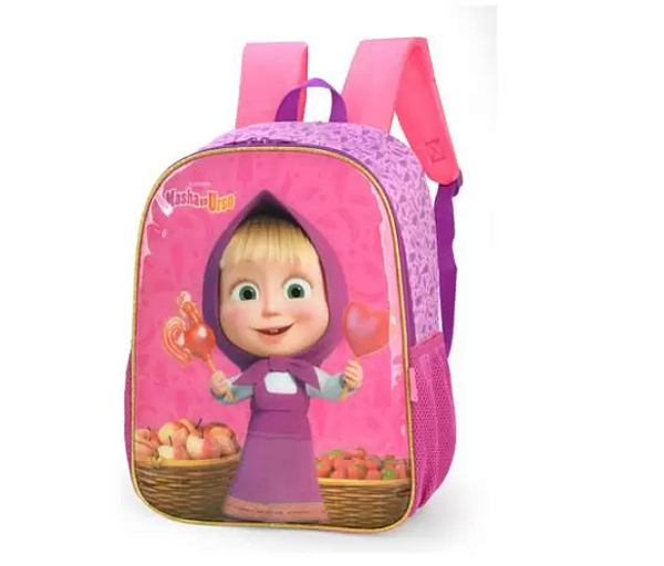 Mochila Costas Infantil Masha E O Urso Luxcel IS39081MU