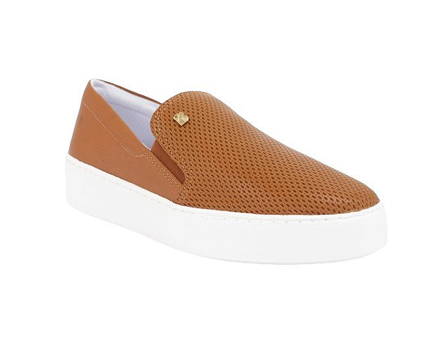 Tênis Bottero Feminino Slip On de Couro 355102