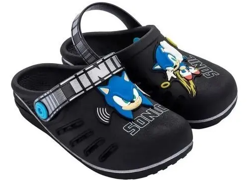 Babuche Infantil Sonic Speed Grendene Kids 22594