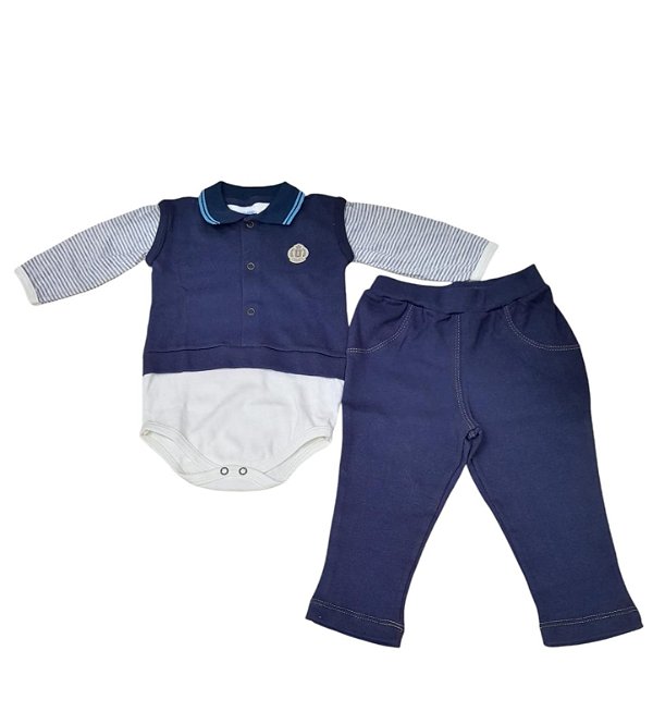 Conjunto Suede Menino Maglian 05327