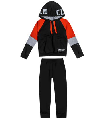 Conjunto Infantil Moletom com Capuz Colorittá 74001