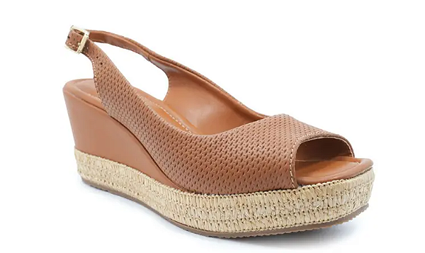 Sandália Anabela Bottero Tropical Feminina  370925
