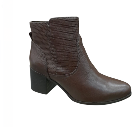Bota Bottero Cano Curto Salto Médio Feminina 346916