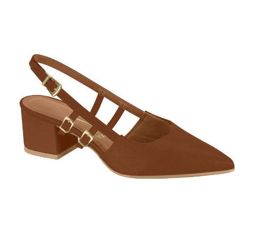 Scarpin Salto Bloco Baixo Vizzano 1220381