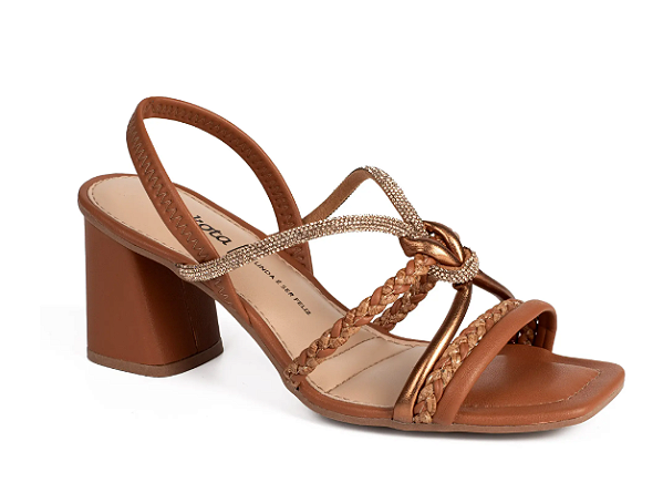 Sandalia Dakota de Salto Bloco Y9761