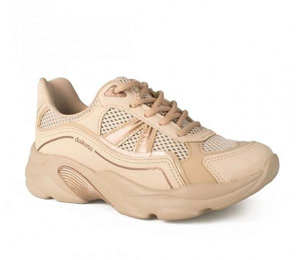 Tênis Feminino Dakota Athletic Bege D0971