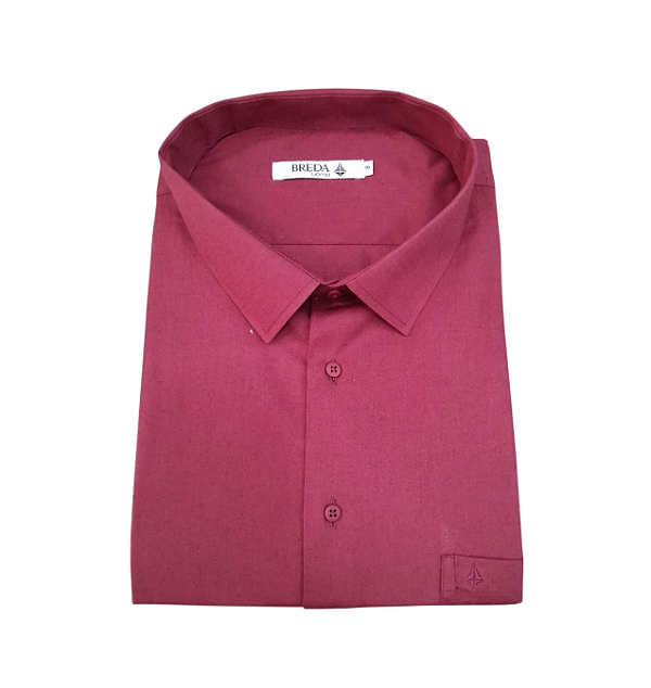 Camisa Social Masculina Manga Curta Breda 01131307