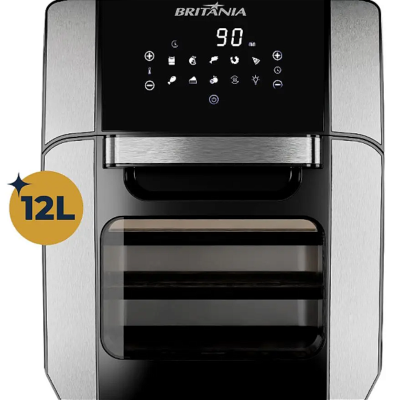Air Fryer Britânia Oven BFR2100 Preto 12L com Timer