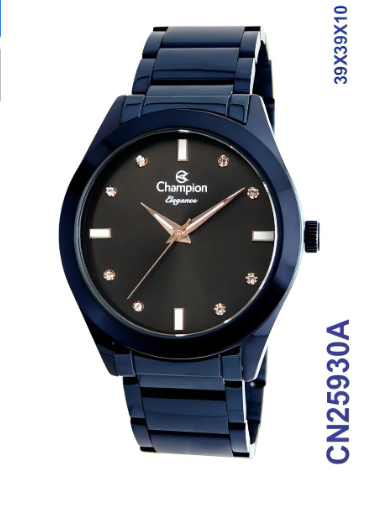 KIT Relógio Champion Feminino Cn25930f