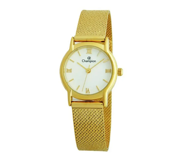 Relógio Feminino Classic Champion Dourado CF24073w
