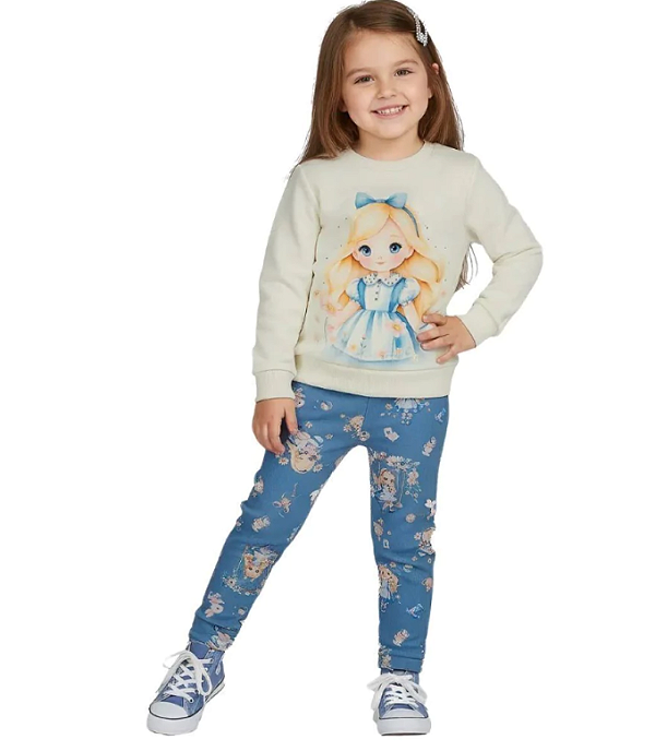 Conjunto Infantil Alakazoo Alice A8129