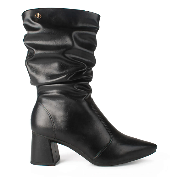 Bota Dakota Slouch Feminina Salto Bloco Cano Longo d2753