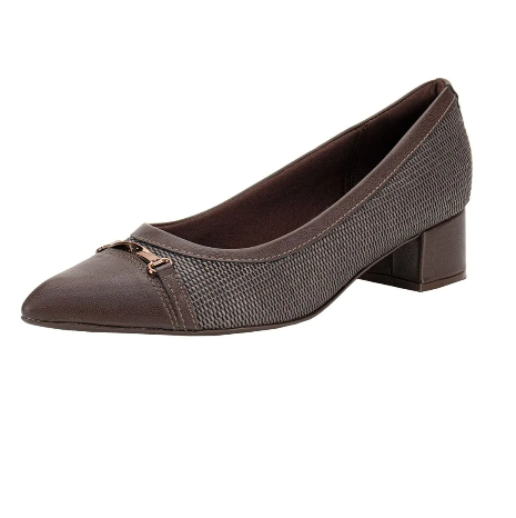 Scarpin Feminino Salto Grosso Piccadilly 739099