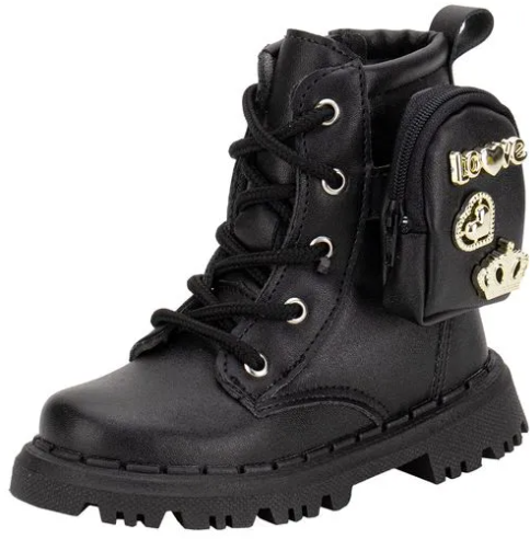 Bota Infantil Feminina Coturno Bag Nilqi 19014