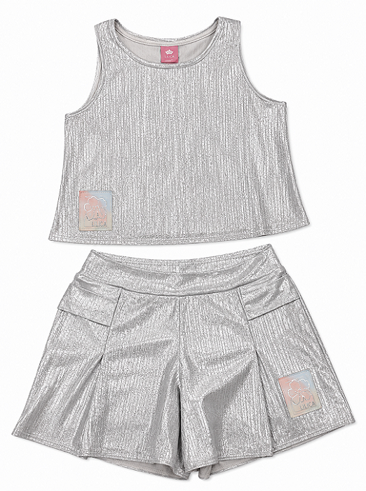 Conjunto Regata Lilica Ripilica Brilhante 10114729