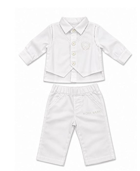 Conjunto Menino Colete Calça Camisa Tigor 10200254