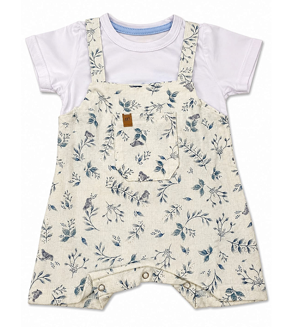 Macaquinho Bebê Menino Estampado 45821 Alakazoo