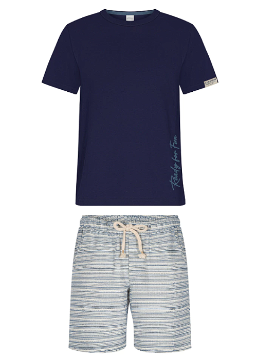 Conjunto Manga Curta Menino Alakazoo A5070