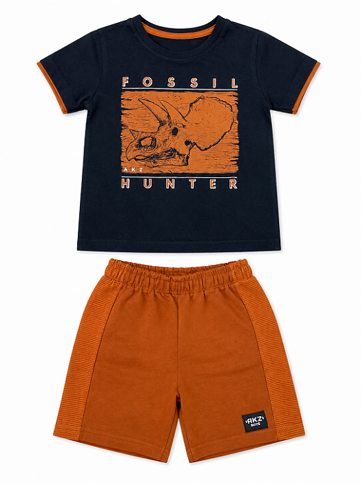 Conjunto Manga Curta Menino Alakazoo 38849