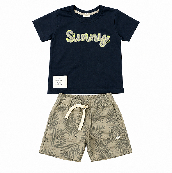 Conjunto Manga Curta Menino Coloritta 173268