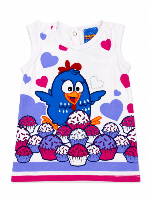 Blusa Infantil Galinha Pintadinha 46246 Malwee