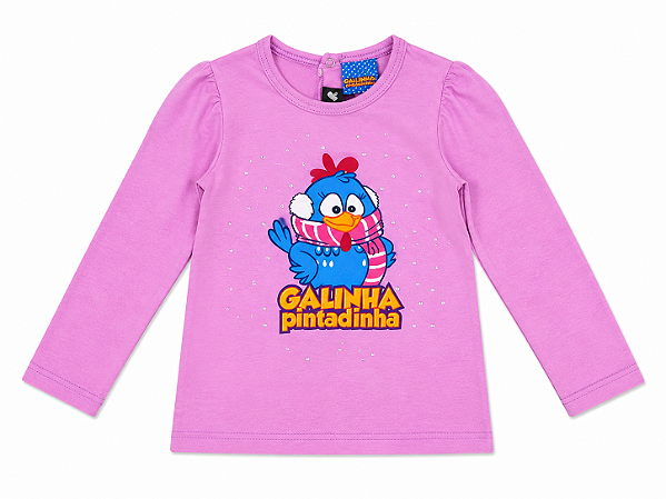 Blusinha Infantil Galinha Pintadinha Manga Longa 40168 Malwee