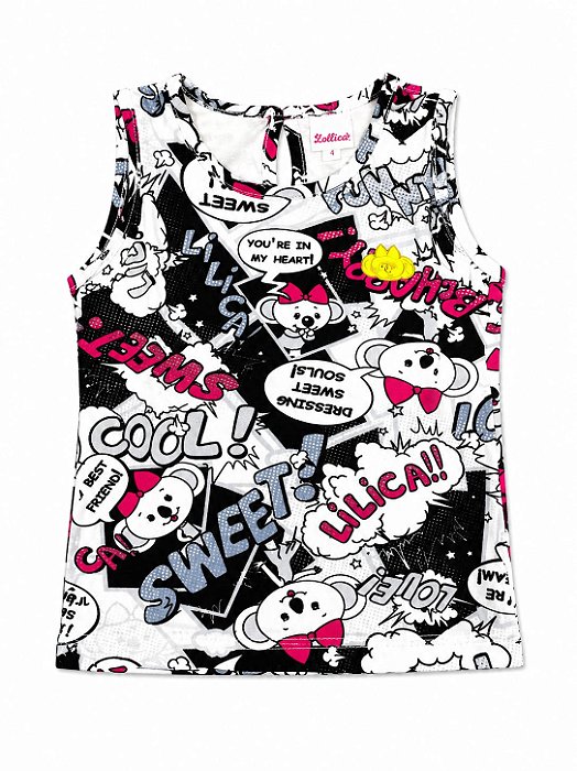 Blusinha Regata Lilica Ripilica 10104504