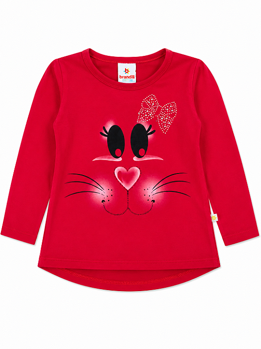 Blusinha Infantil Brandili Manga Longa 51947