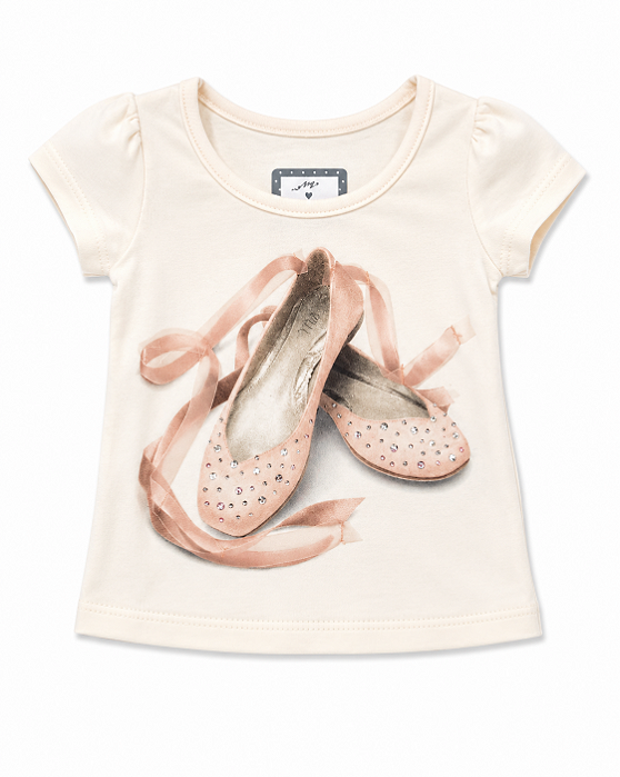 Blusinha Infantil Marisol Manga Curta Bailarina 10303385