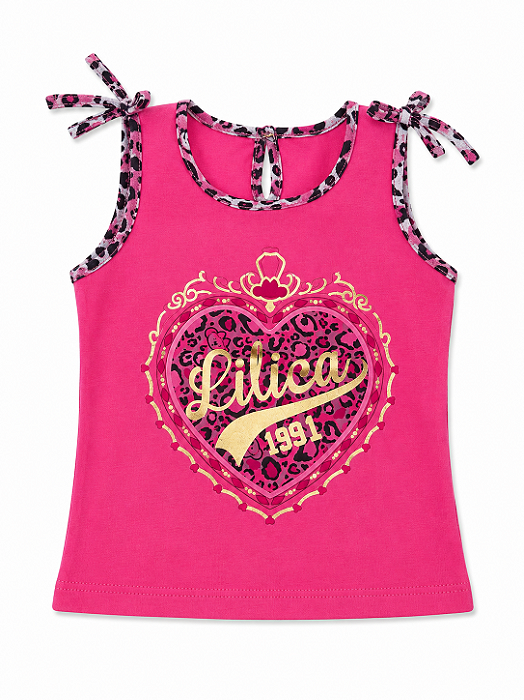 Blusinha infantil 10105299 Lilica Ripilica Regata