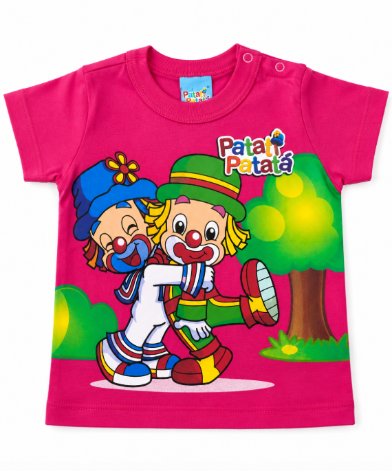 Camiseta m/c Menina Patati Patata 34014 Malwee