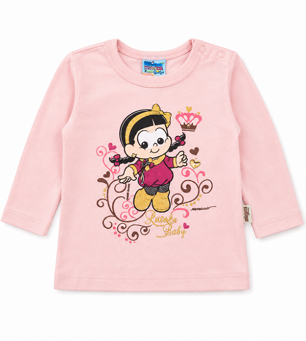 Blusinha m/l Rosinha Brandili 51197
