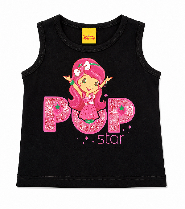 Blusinha Regata Infantil Moranguinho 34959 Malwee