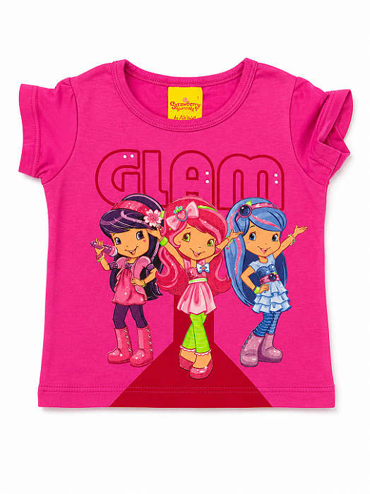 Blusinha Manga Curta Infantil Moranguinho 34960 Malwee