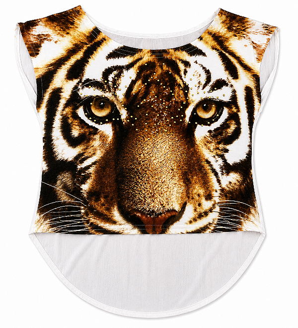 Blusinha Manga Curta Tigre 10302838