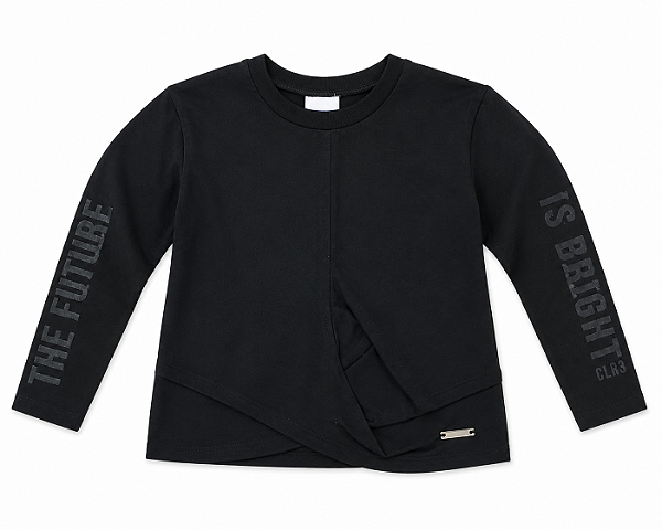Blusa basica Manga Longa infantil Coloritta 75001