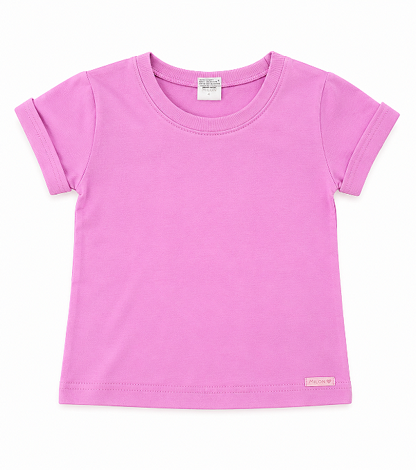 Blusinha Manga Curta Infantil Basica 0011 Malwee